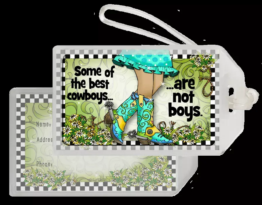 TingleBoot Collection Bag Tag Suzy Toronto