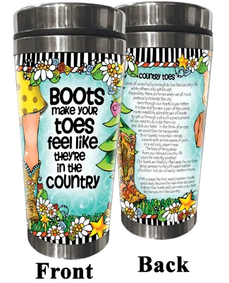 TingleBoot Collection Stainless Steel Tumbler Suzy Toronto