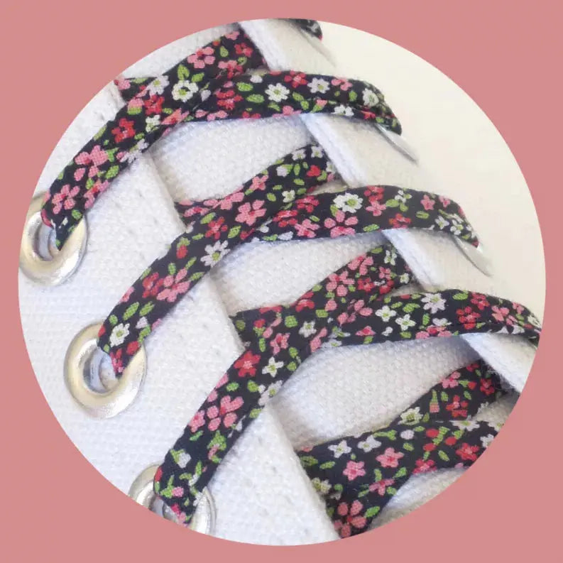 Tiny Flowers Shoelaces Cutelaces