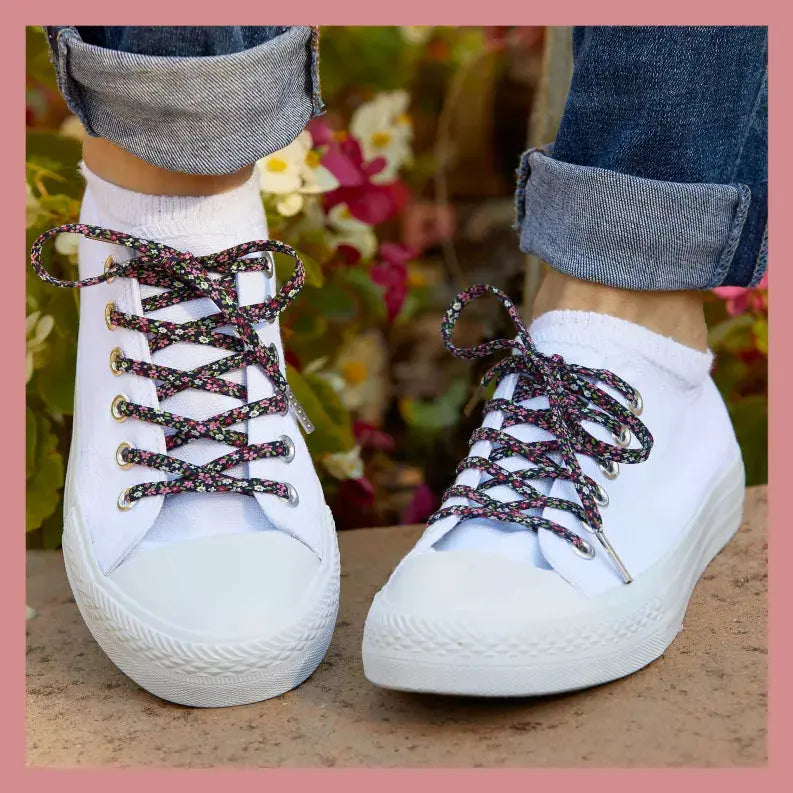 Tiny Flowers Shoelaces Cutelaces