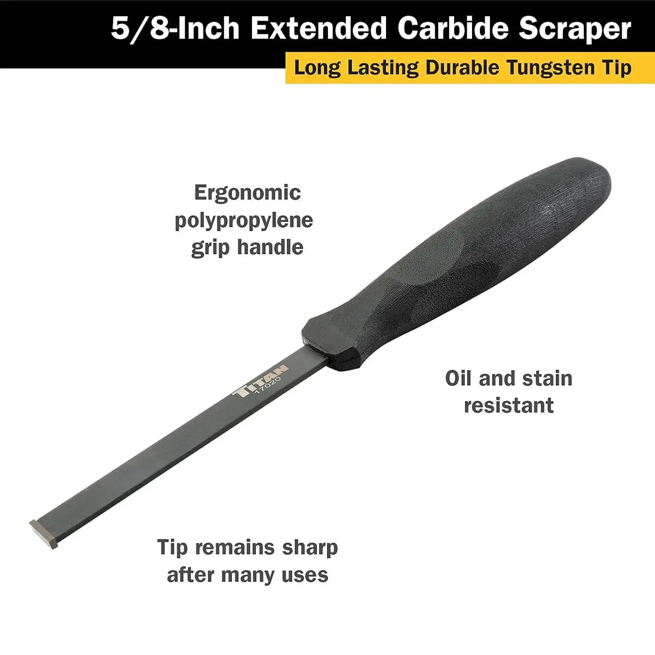 Titan 5/8" Extended Carbide Scraper TITAN