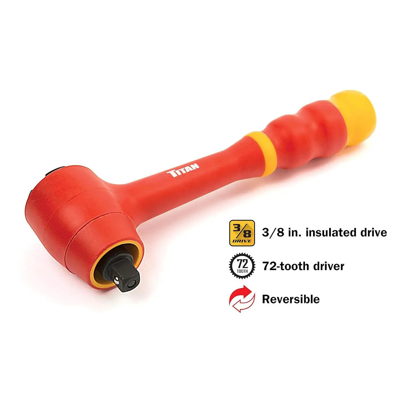 Titan Metric 3/8" Drive Vde Insulated Socket Set (19-piece Set) TITAN