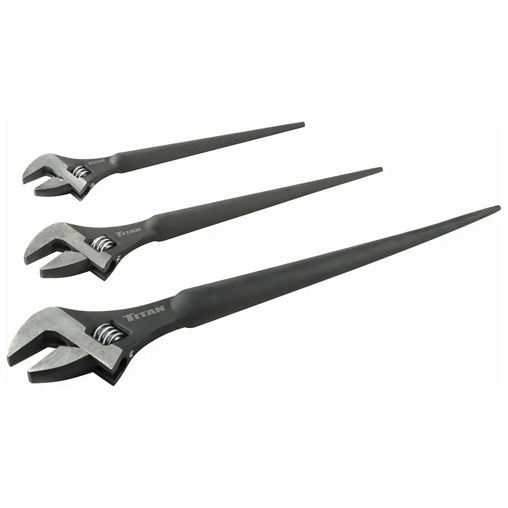 Titan Tool 3 Pc Adjustable Construction Wrench Set TITAN