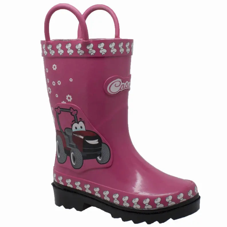 Toddler's 3D Fern Farmall Rubber Boot Case IH