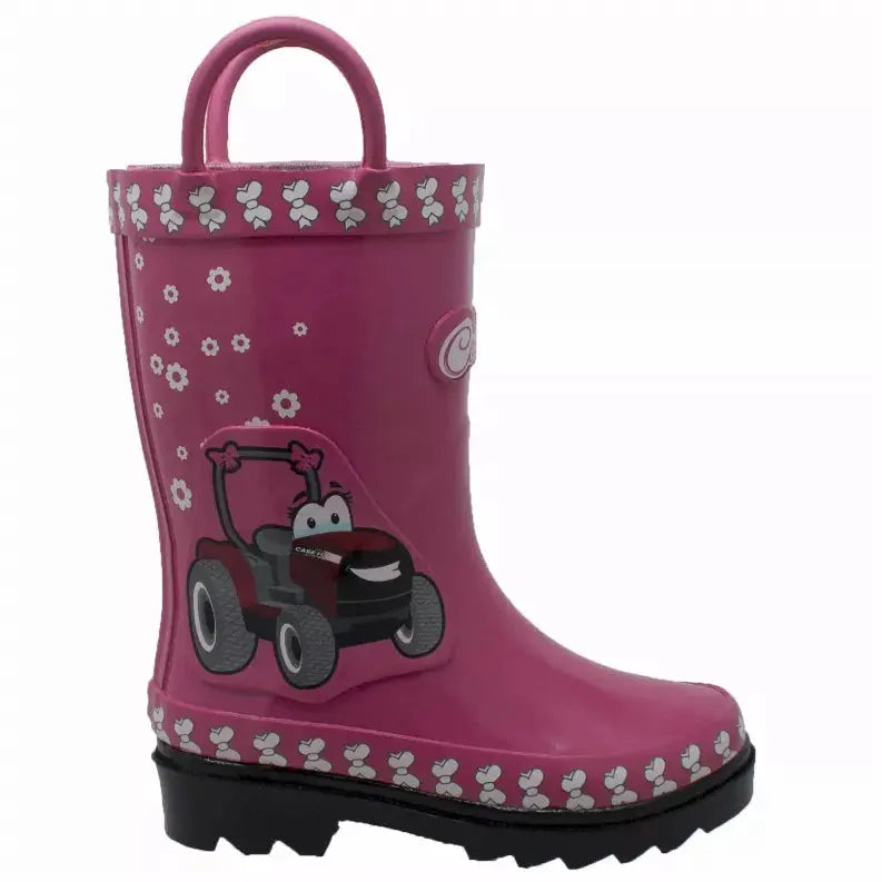 Toddler's 3D Fern Farmall Rubber Boot Case IH