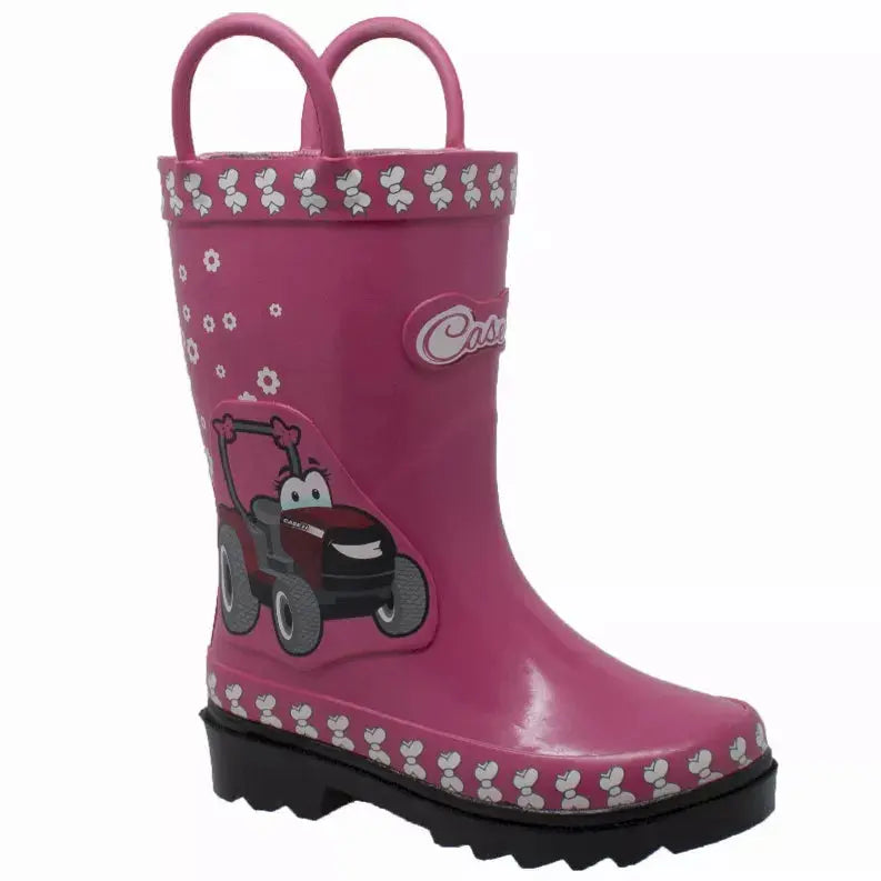 Toddler's 3D Fern Farmall Rubber Boot Case IH