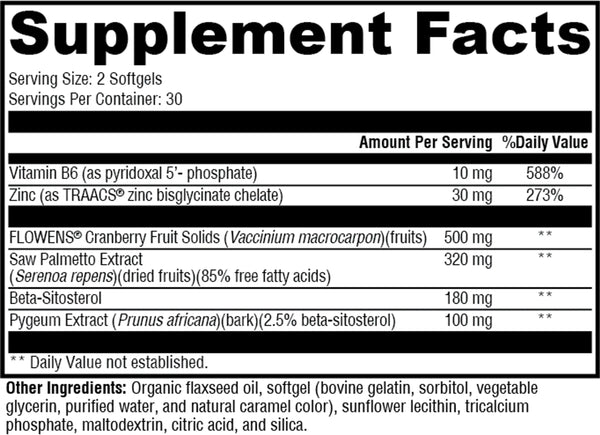 Tomorrow's Leaf Prostate Health Support DermOne Health & Wellness