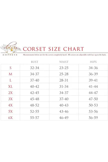 Top Drawer 2 PC Good Witch Corset Dress Costume Daisy Corsets