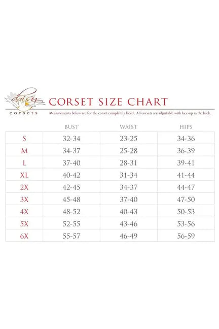 Top Drawer 4 PC Devil Corset & Tutu Costume Daisy Corsets