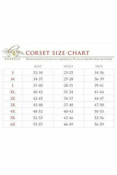 Top Drawer Sequin Steel Boned Corset Daisy Corsets