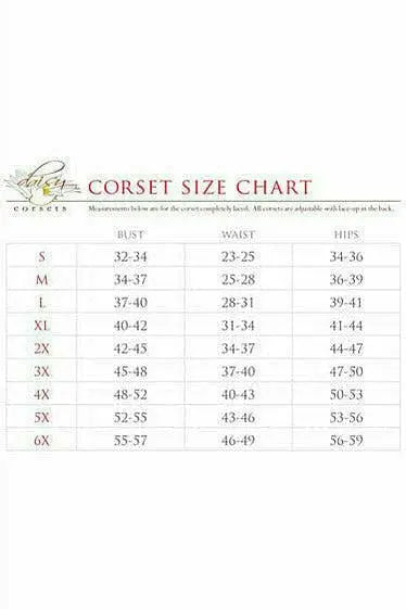 Top Drawer Sequin Steel Boned Corset Daisy Corsets