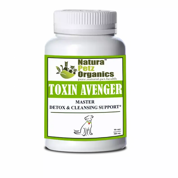 Toxin Avenger Max* Master Detox & Cleansing Support For Dogs And Cats* Organic Pet Systems
