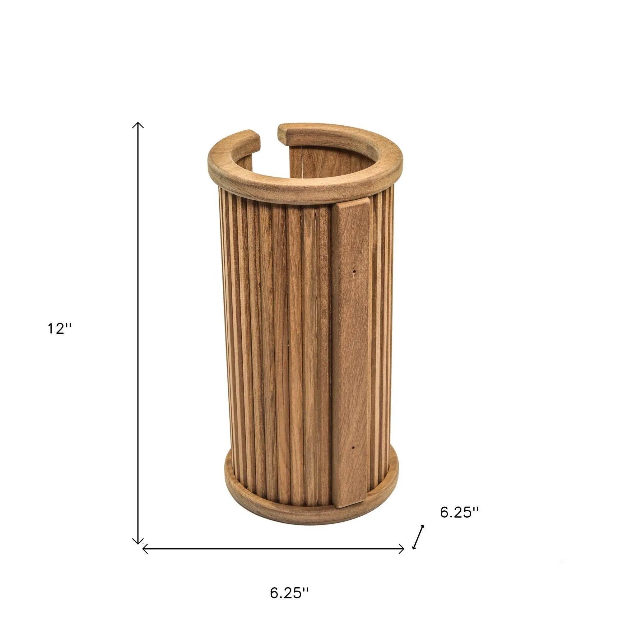 Traditional Solid Teak Toilet Paper Rack Homeroots Bed & Bath