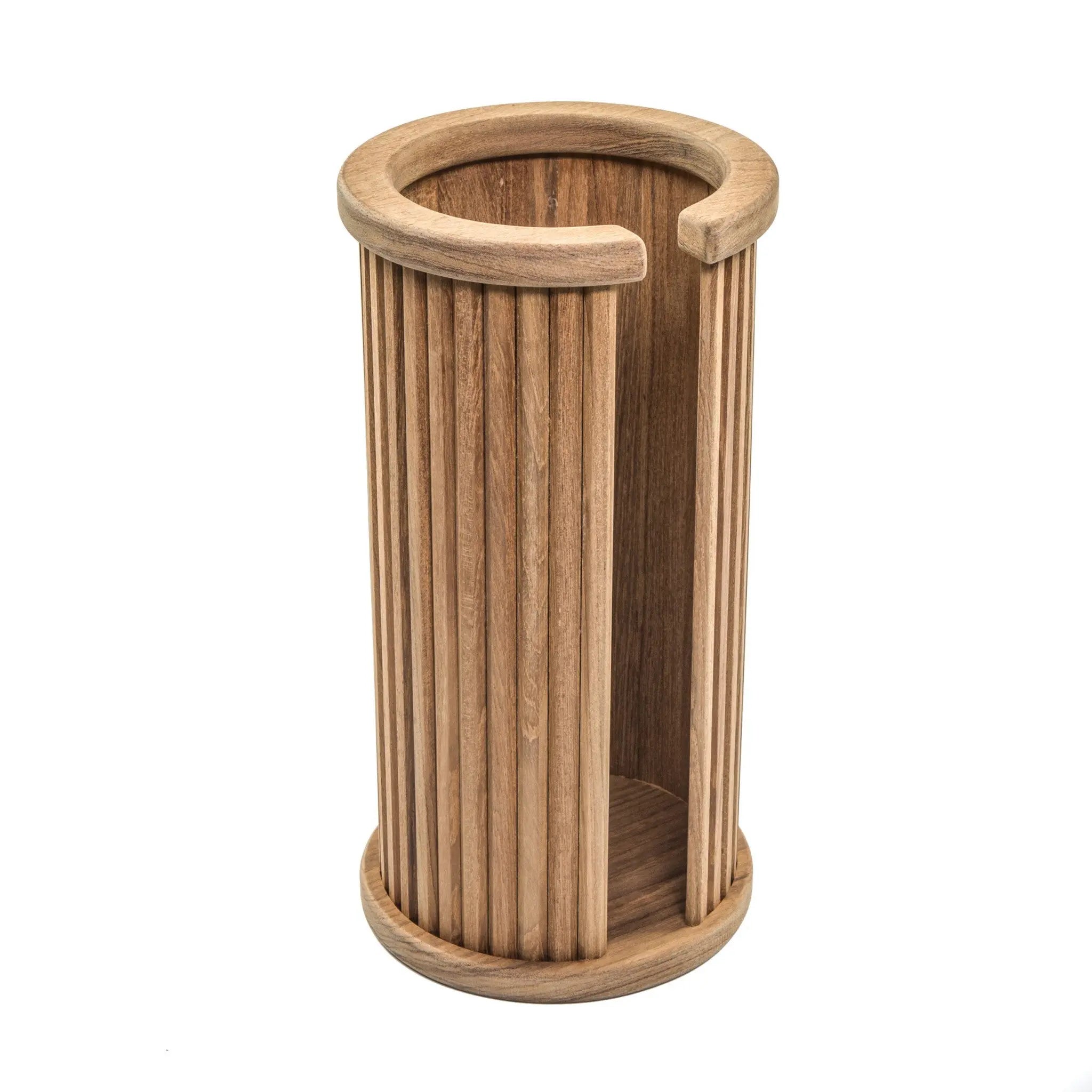 Traditional Solid Teak Toilet Paper Rack Homeroots Bed & Bath