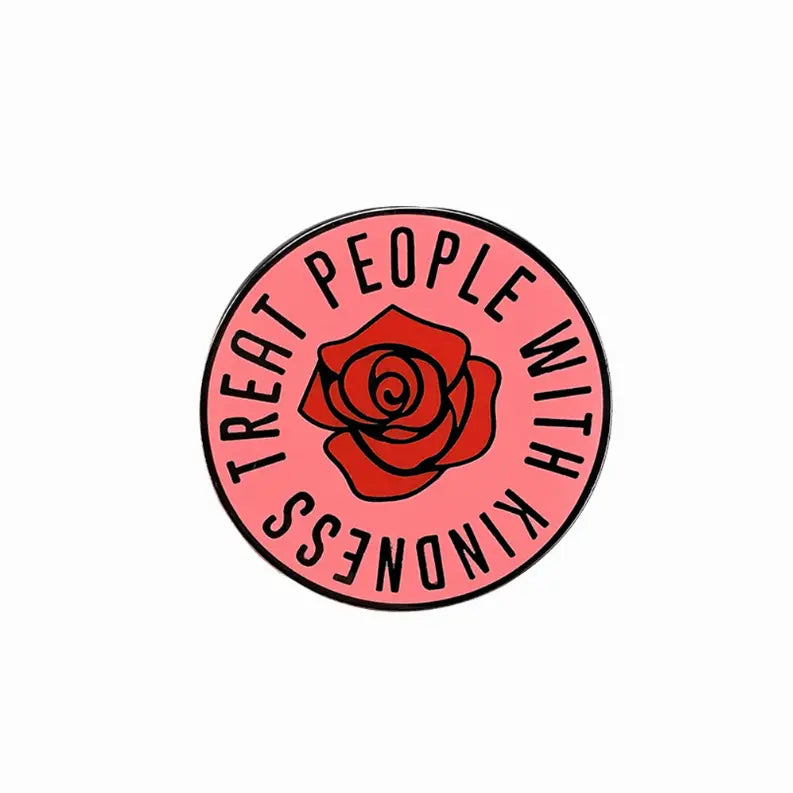 Treat People with Kindness Enamel Pin Cocus Pocus