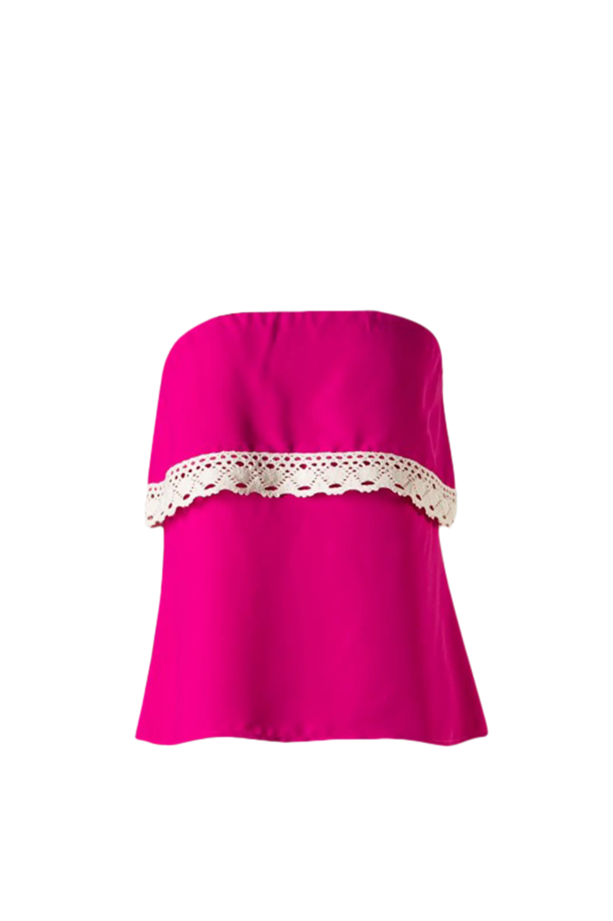 Tube Top Crochet Cerise Berry SurelyMine