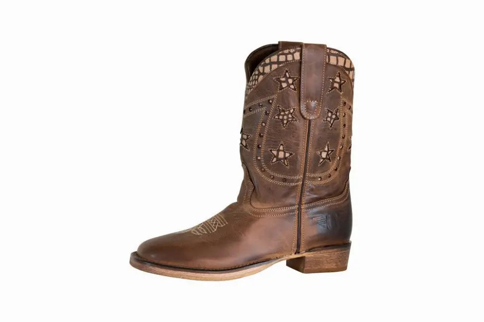 TuffRider Children's Rocky Mountain Square Toe Western Boot JPC Equestrian