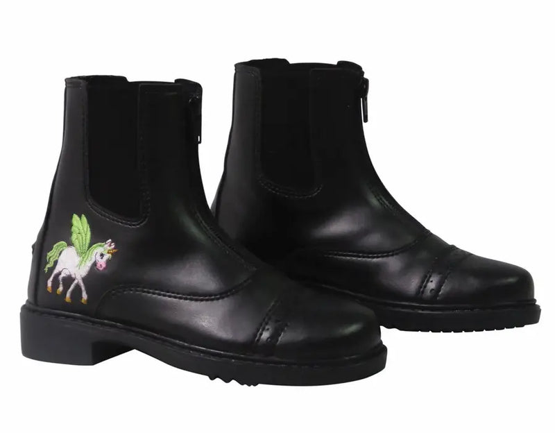 TuffRider Children's Unicorn Starter Front Zip Paddock Boots JPC Equestrian