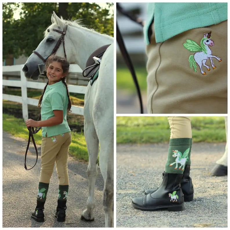 TuffRider Children's Unicorn Starter Front Zip Paddock Boots JPC Equestrian