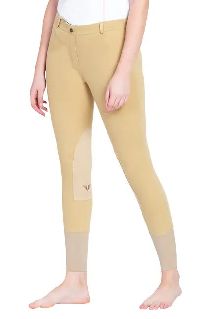 TuffRider Ladies Pull-On Knee Patch Breeches JPC Equestrian