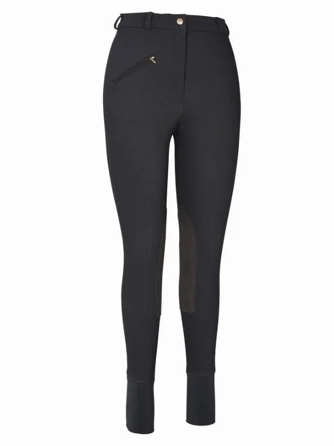 TuffRider Ladies Ribb Knee Patch Breeches JPC Equestrian