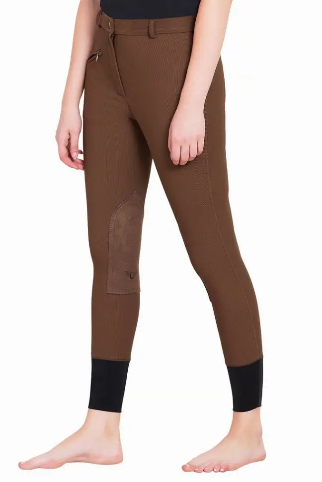 TuffRider Ladies Ribb Knee Patch Breeches JPC Equestrian