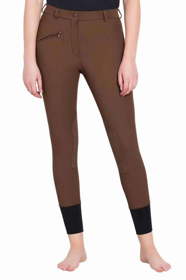TuffRider Ladies Ribb Knee Patch Breeches JPC Equestrian