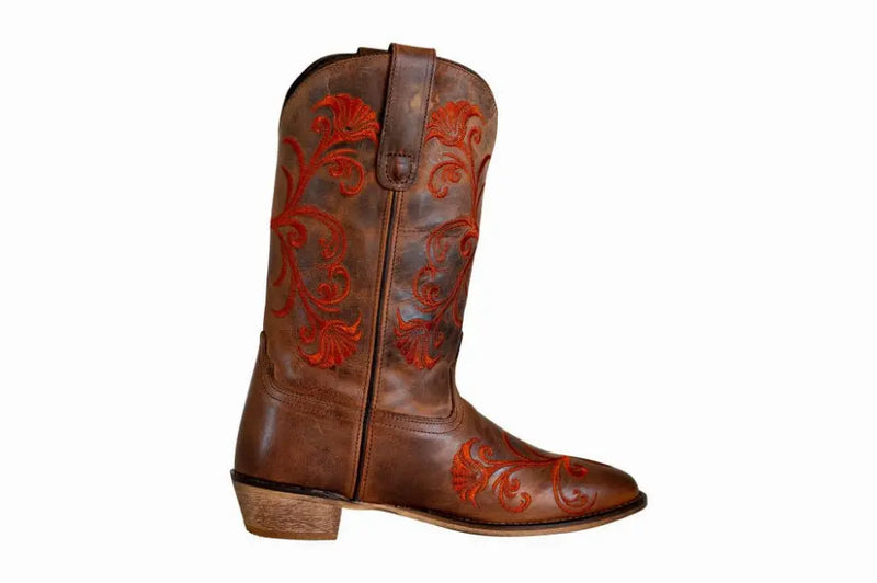 TuffRider Ladies Signa Square Toe Western Boot JPC Equestrian