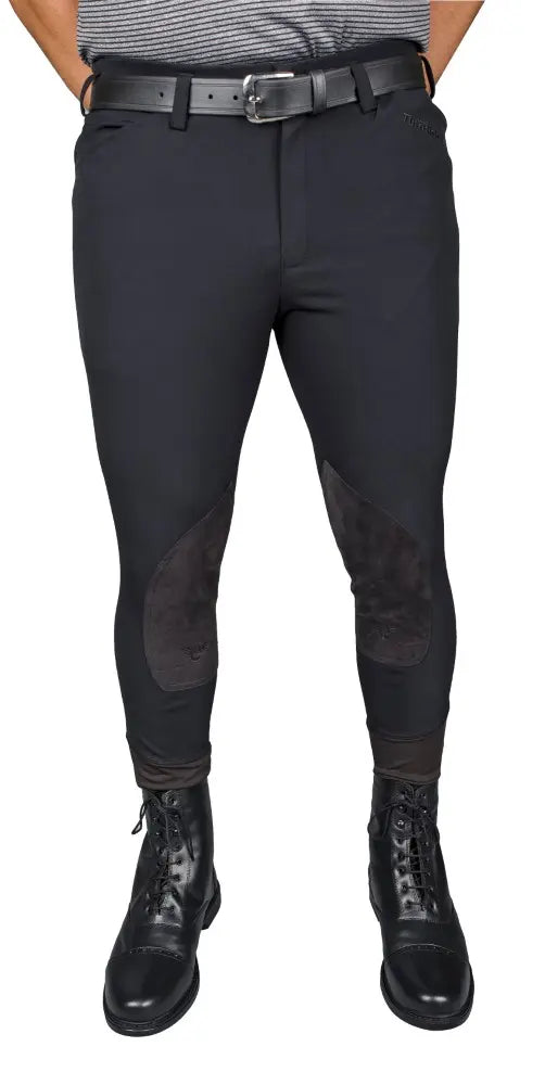 TuffRider Men's Claudio Knee Patch Breeches JPC Equestrian