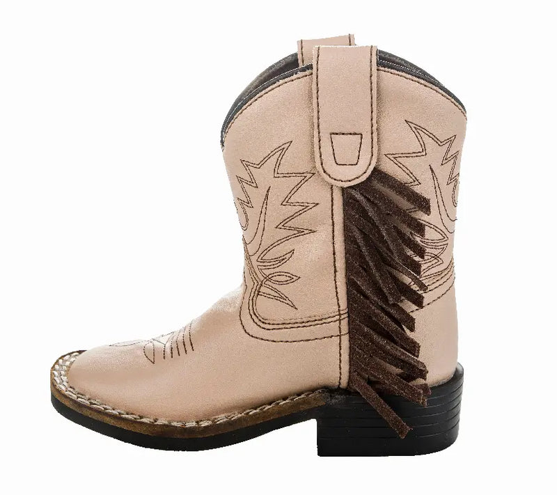 TuffRider Toddler Tan Fringe Bootie JPC Equestrian