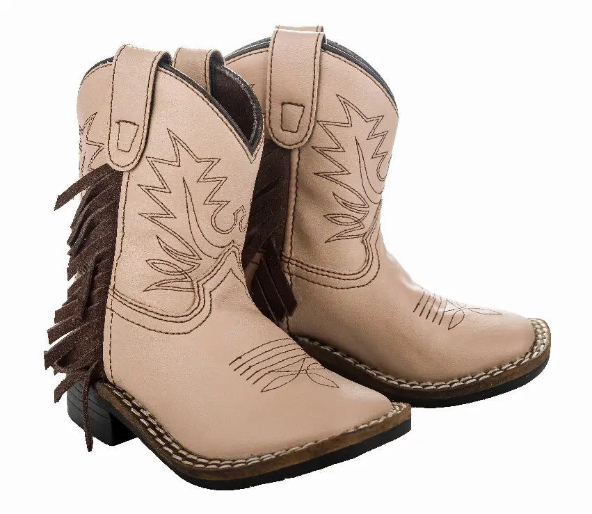 TuffRider Toddler Tan Fringe Bootie JPC Equestrian