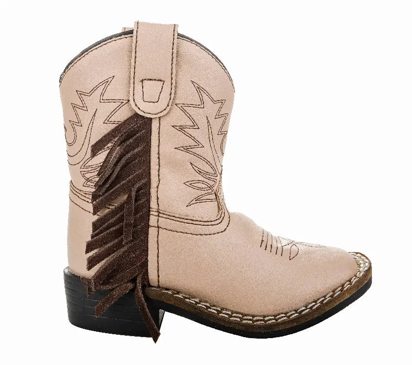 TuffRider Toddler Tan Fringe Bootie JPC Equestrian