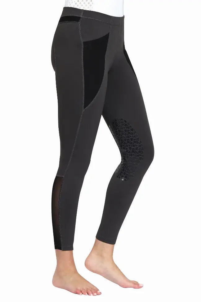 TuffRider Women Silicone Knee Patch Tatum Tights JPC Equestrian