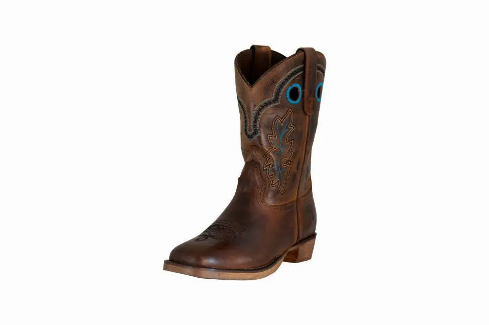 TuffRider Youth Rushmore Square Toe Western Boot JPC Equestrian
