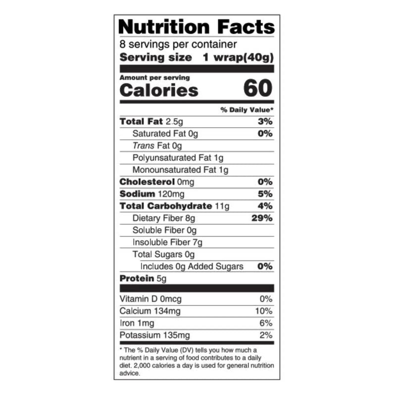 Tumaro's 8-inch Multi Grain Carb Wise Wraps - Case Of 6 - 8 Ct Tumaro's