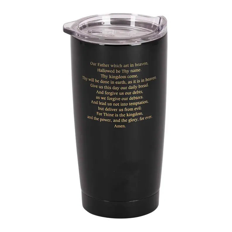 Tumbler The Lords Prayer KJV Black 20 oz Dicksons Inc
