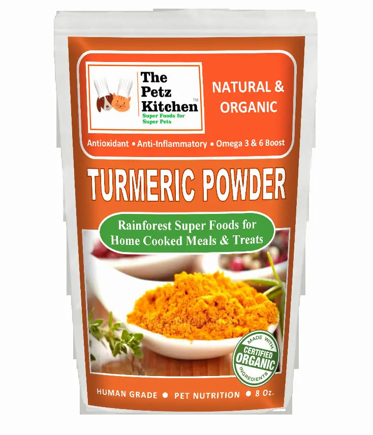 Turmeric Curcuma - Antioxidant Joint & Inflammation Support* The Petz Kitchen - Organic & Human Grade Ingredients For Home Prepared Meals & Treats Organic Pet Systems