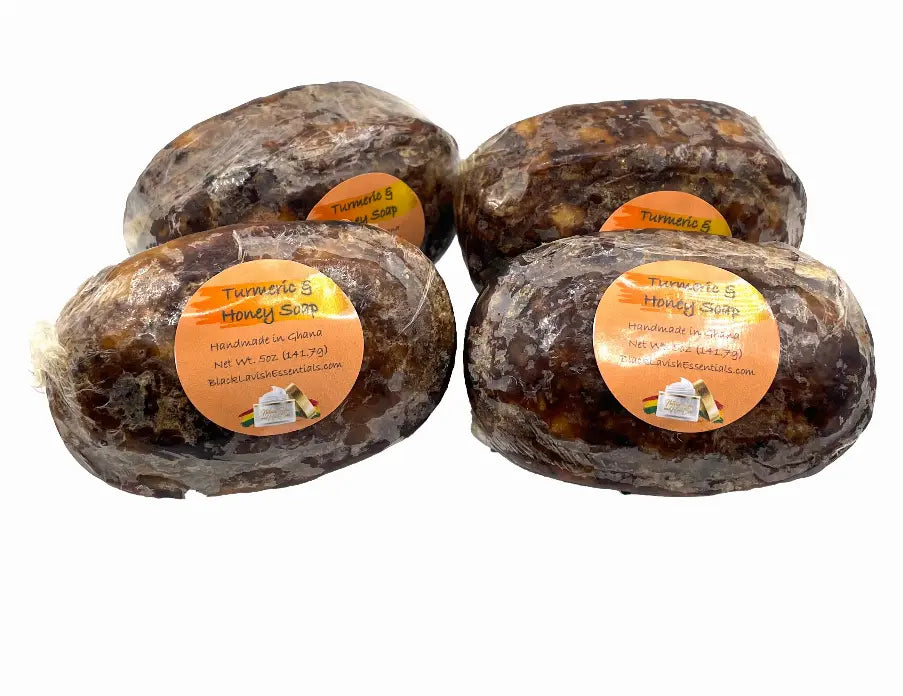 Turmeric & Honey Black Soap Bundle Black Lavish Essentials