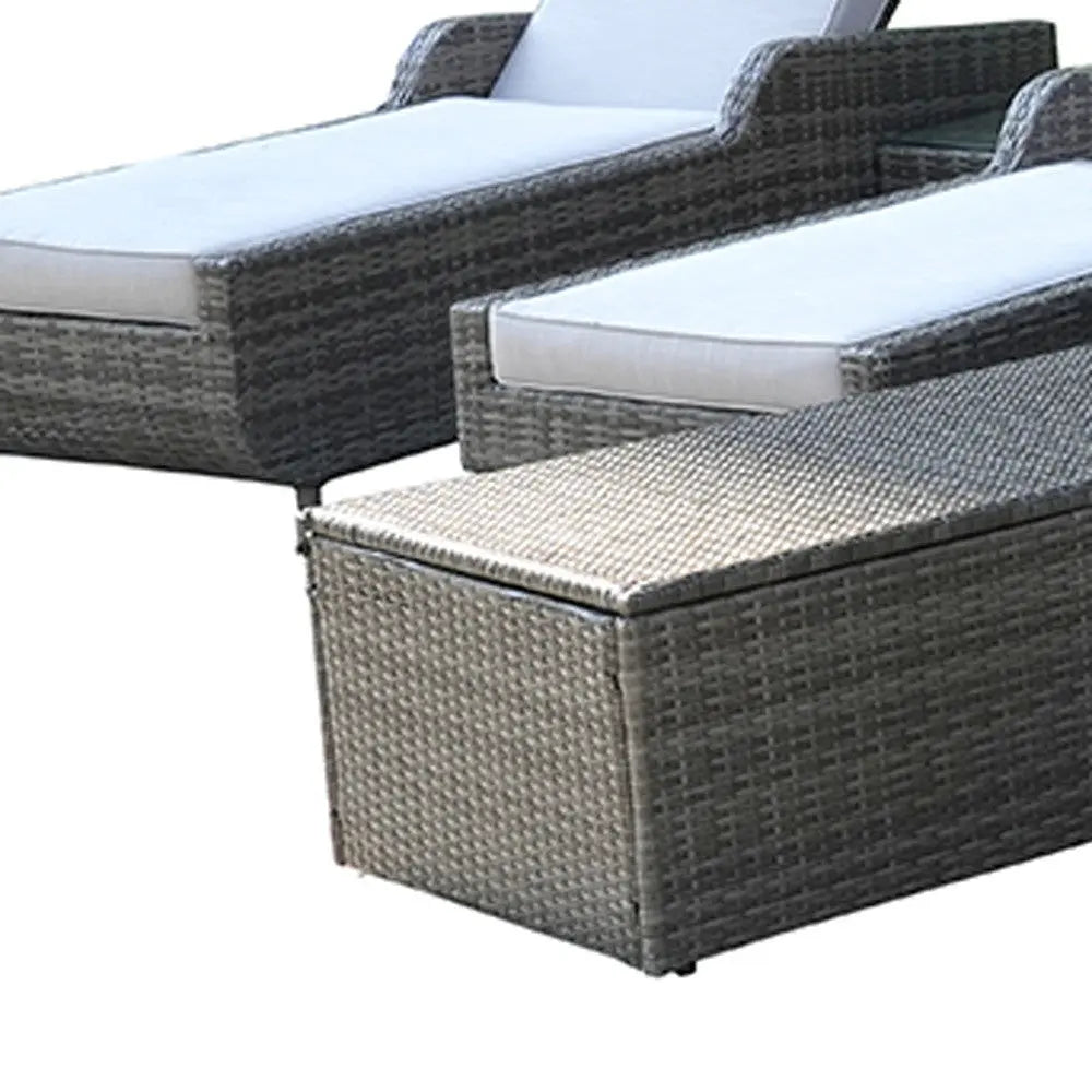 Twelve Piece Gray Wicker Multiple Chairs Seating Group With Fire Pit And Table Homeroots Outdoor