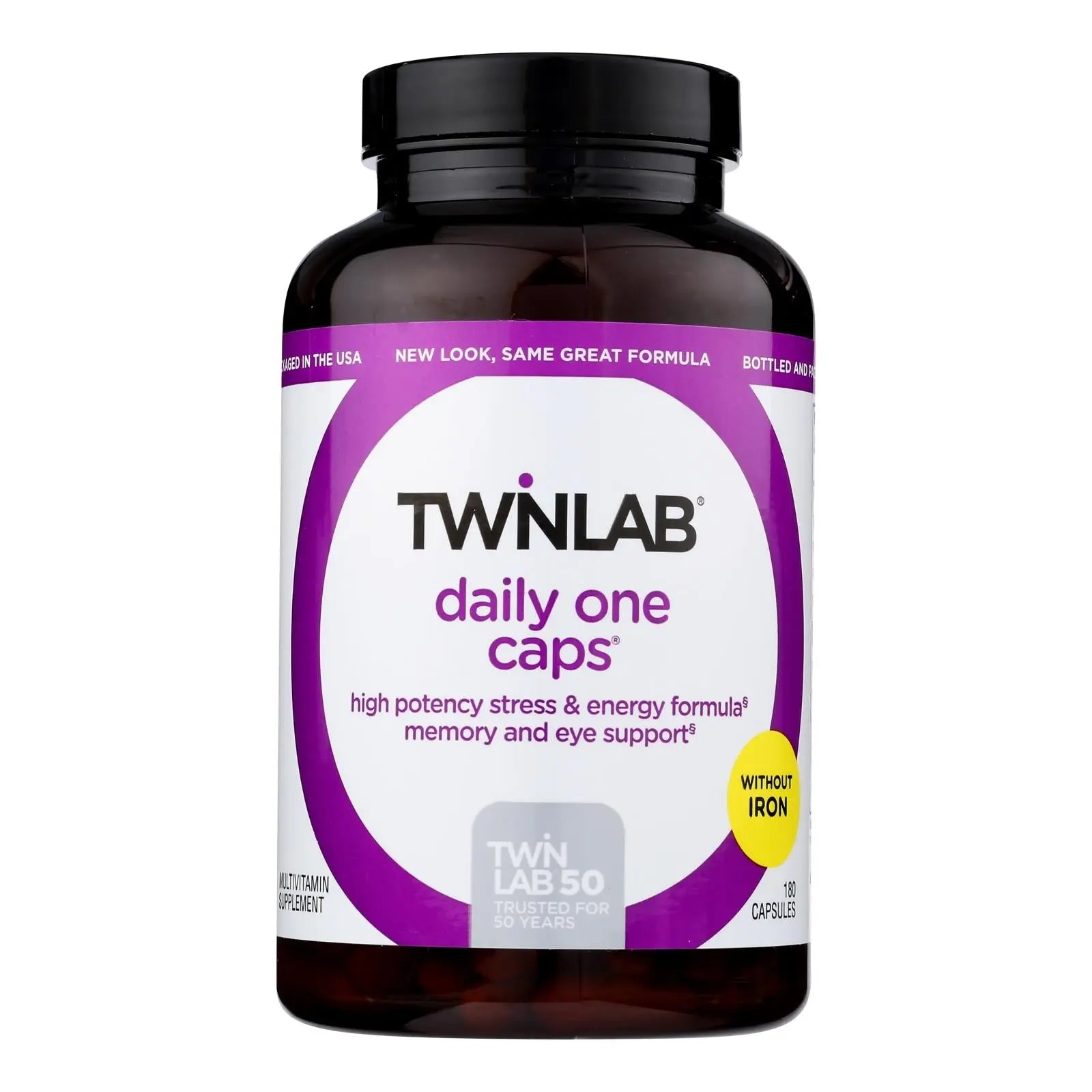 Twinlab Daily One Caps Without Iron - 180 Capsules Twinlab