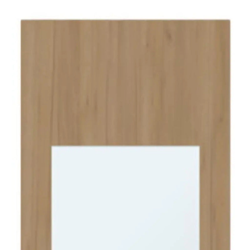 Two Piece Beige Bedroom Set With Mirror Homeroots Bed & Bath