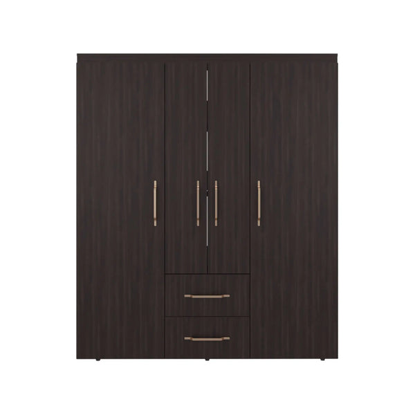 Two Piece Brown Bedroom Set Homeroots Bed & Bath