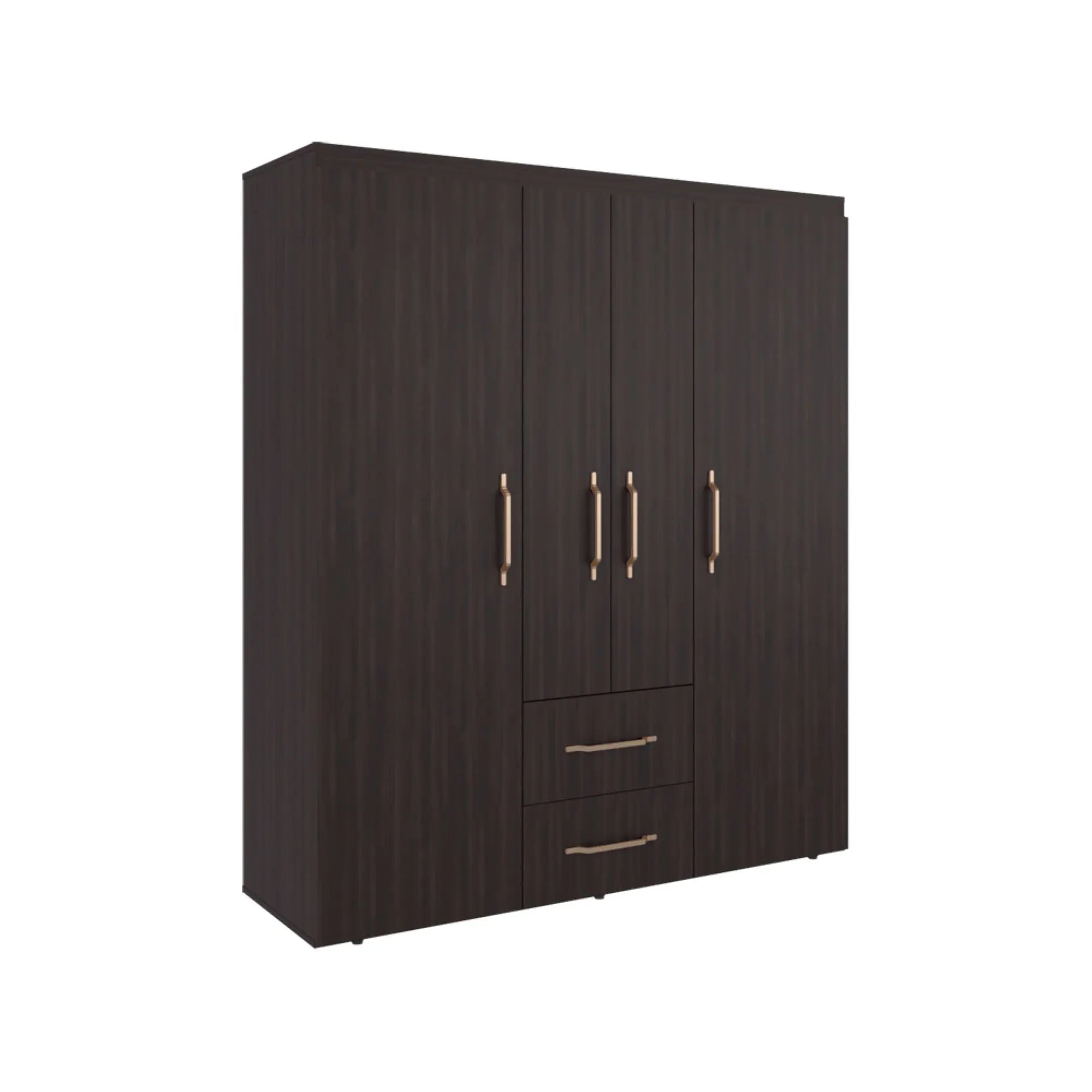 Two Piece Brown Bedroom Set Homeroots Bed & Bath