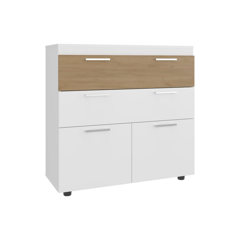 Two Piece White Bedroom Set Homeroots Bed & Bath
