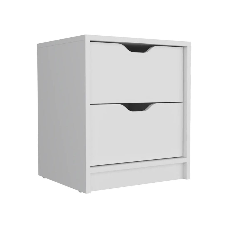 Two Piece White Bedroom Set Homeroots Bed & Bath