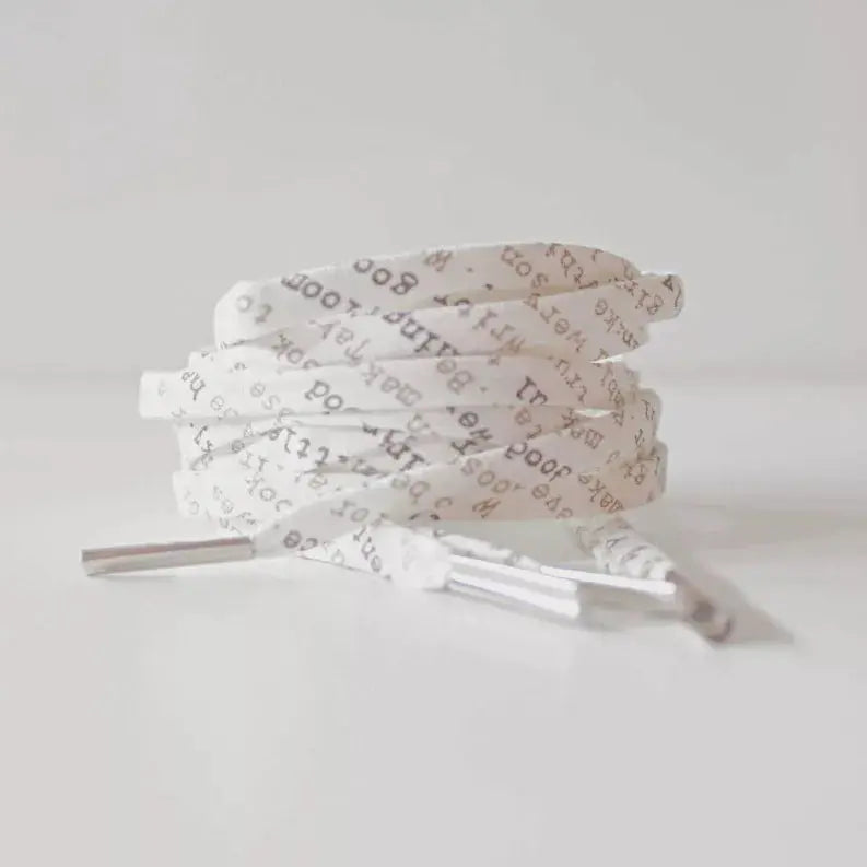 Typeface Words and Letters Shoelaces Cutelaces