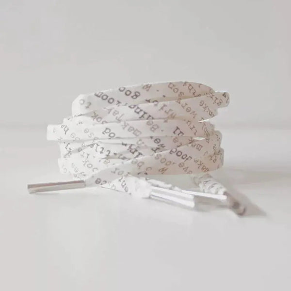 Typeface Words and Letters Shoelaces Cutelaces