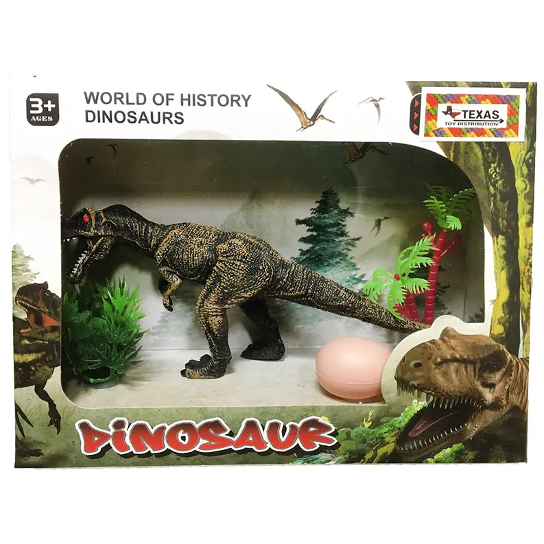 Tyrannosaurus Rex Plastic Model in Window Box Texas Toy Distribution
