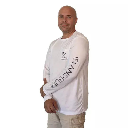 UPF 50 Men's Performance Pocket L/S Shirt Island Bum