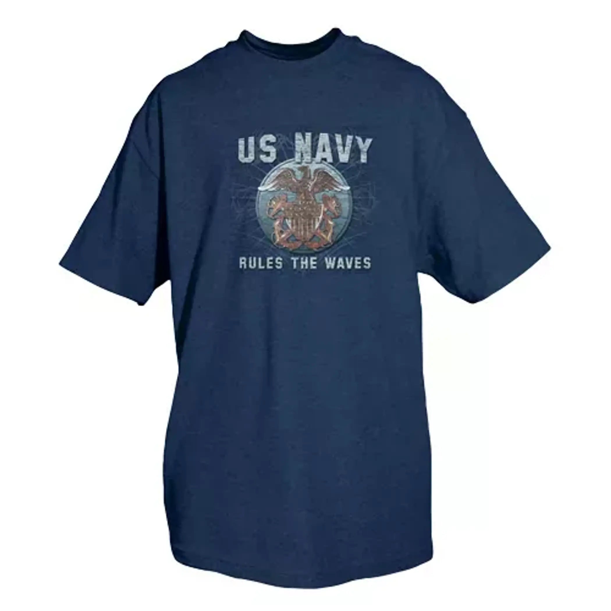 US Navy Rules The Waves Men's T-Shirt Navy Fox Outdoor